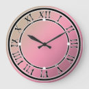 Recherche de couleurs pâles horloges Rose