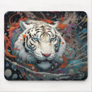 Recherche de tigre abstrait tapis souris Coloré