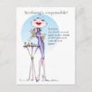 Recherche de humour femme cartes postales Rouge