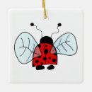 Recherche de coccinelle ornements Rouge