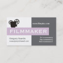 Recherche de cinéaste cartes visite Caméra