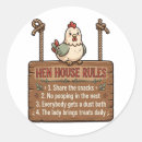 Recherche de poulailler autocollants Poulets