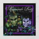 Recherche de mardi gras 16ans anniversaire invitations Pourpre