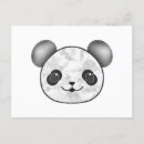 Recherche de panda kawaii cartes postales Dessin animé panda