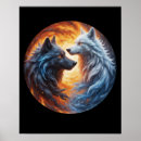 Recherche de deux loups posters Pour tous