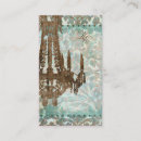 Recherche de lustre vintage s cartes visite Élégant
