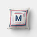 Recherche de bleu blanc rouge coussins Géométrique