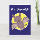 Recherche de chauve souris vœux cartes Pour enfants