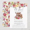 Recherche de deer baby shower fille invitations Semer