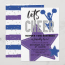 Recherche de acclamation cartes invitations Pom pom girl