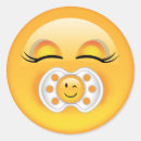 Recherche de tétine autocollants Mignon