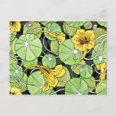 Recherche de nasturtiums cartes postales Vintage