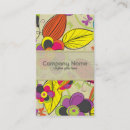 Recherche de mode vintage cartes visite Floral