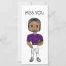 Recherche de football américain vœux cartes Joueur