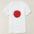 Recherche de gerbera tshirts Rouge