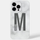 Recherche de marbre gris iphone coques Monogramme