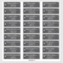 Recherche de tag autocollants Noir et blanc