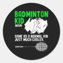 Recherche de raquette de badminton autocollants Tennis