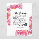 Recherche de courage cartes postales Typographie