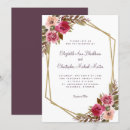 Recherche de floral frame mariage invitations Script