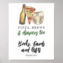 Recherche de pizza fête posters Aquarelle
