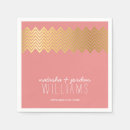 Recherche de corail mariage serviettes Chic