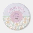 Recherche de animaux de forêt magnets Baby shower