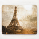 Recherche de tour eiffel vintage tapis souris La france
