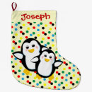 Recherche de pingouins mignons chaussette de noël Pour enfants