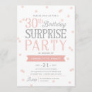 Recherche de partie 30ème surprise anniversaire invitations Trente