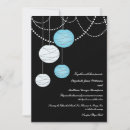 Recherche de lanterns mariage invitations Bleu