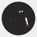 Recherche de couteau autocollants Chat avec couteau