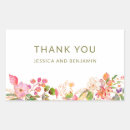 Recherche de fleurs rectangles autocollants Typographie moderne