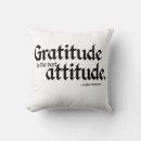 Recherche de gratitude coussins Inspirant