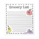 Recherche de fruit blocsnotes Liste