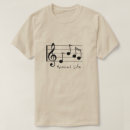 Recherche de note triple tshirts Musique