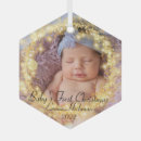 Recherche de bébé premier ornements Nom