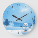 Recherche de neige horloges Bonhomme de neige