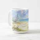 Recherche de vue de mer tasses Aquarelle