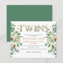 Recherche de pour des jumeaux baby shower invitations Neutre