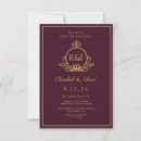 Recherche de rouge foncé invitations Vintage