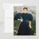 Recherche de portrait de madame cartes postales Impressionniste