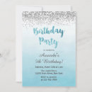 Recherche de blue and silver invitations Moderne