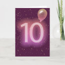 Recherche de 10ème anniversaire cartes Célébration