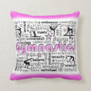 Recherche de pour des gymnastes coussins Typographie