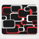 Recherche de gris rouge tapis souris Noir