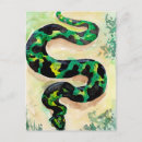 Recherche de serpent noir cartes postales Faune