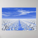 Recherche de bleu cyan posters Blanc