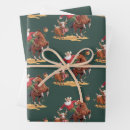 Recherche de le renne de père noël papier cadeau Neige
