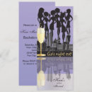 Recherche de lavande 10x23 invitations Violet